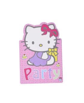 6 Hello Kitty Party Invitations