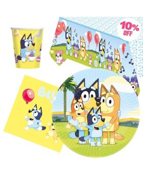 Bluey Party Tableware Pack for 8