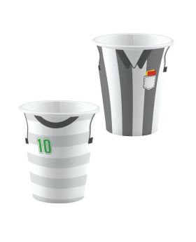 Football Party Cups 250ml, pk8
