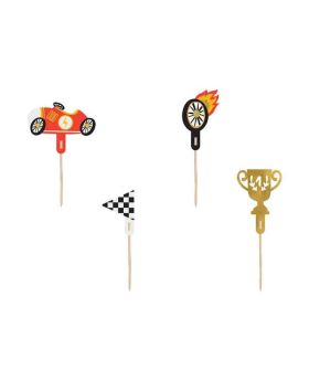 Cars Cupcake Toppers, pk4