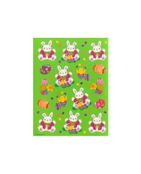 4 Easter Bunny Sticker Sheets