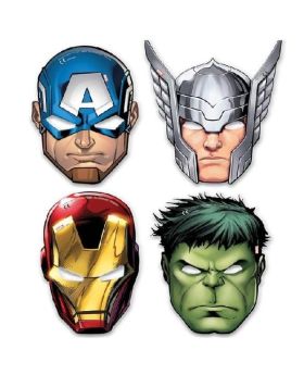 Mighty Avengers Die Cut Masks, pk6