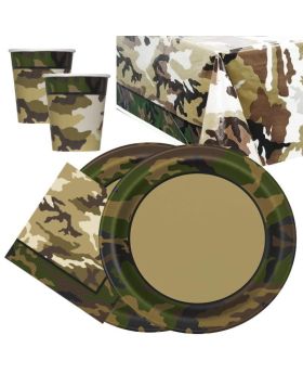 Army Themed Tableware Packs