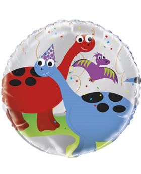 Party Dinosaur Foil Balloon 18"