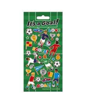 It's a Goal Football Re-Usable Foil Stickers
