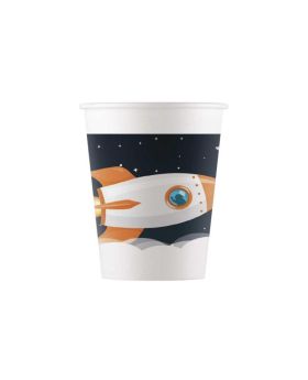 Space Astronaut Party Cups 200ml, pk8