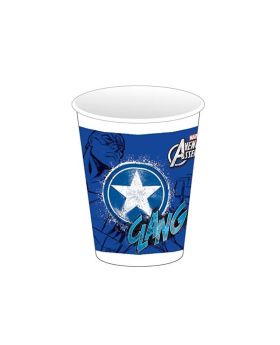 8 Avengers Captain America Cups