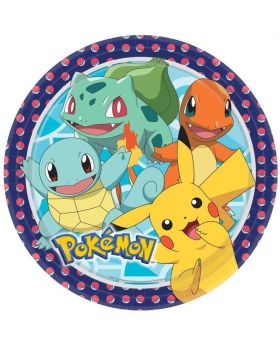 8 Pokemon Party Plates 