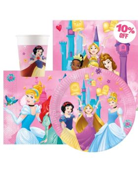 Disney Princess Live Your Story Party Tableware Pack for 8