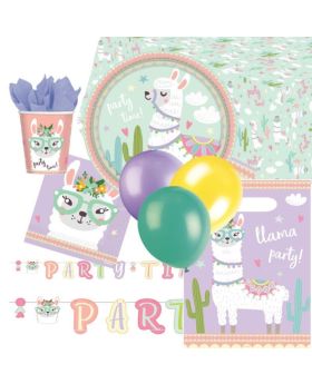 Llama Party Time Ultimate Party Pack for 8