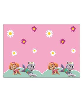 Pink Paw Patrol Party Tablecover 1.2m x 1.8m