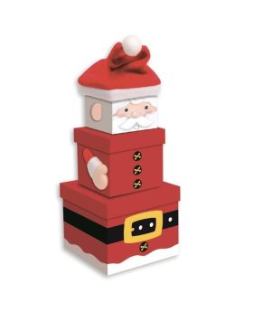 Santa Plush Box Set, 3pcs
