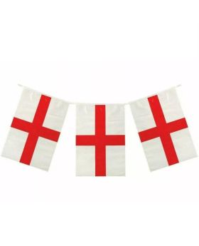 England Flag Pennant Banner 10m
