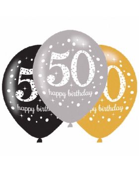Age 50 Latex Balloon