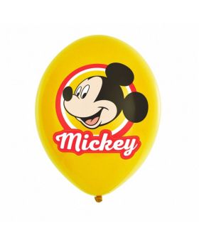 Mickey Mouse Latex Balloons 11", pk6