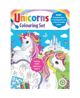 Unicorn Colouring Set
