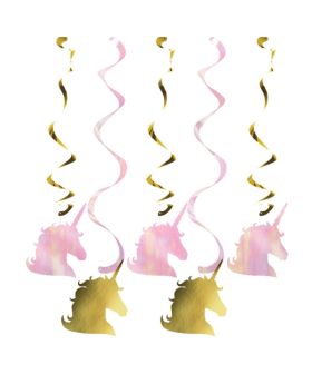 5 Unicorn Sparkle Dizzy Danglers
