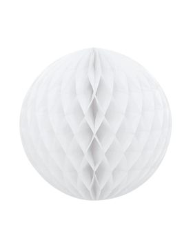 White Honeycomb Ball Party Decoration 20cm