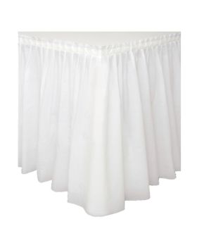 White Tableskirt