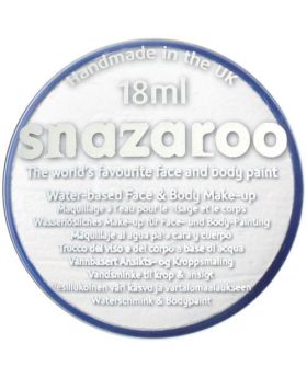 White Snazaroo Face Paint Tub