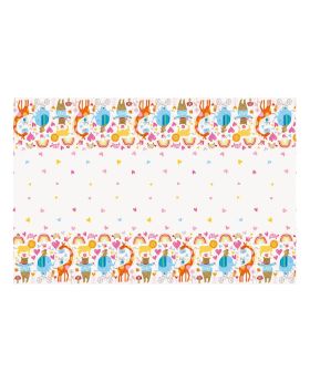 Zoo Baby Shower Tablecover 1.37m x 2.13m